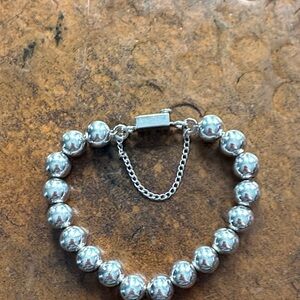 Silpada Silver Beaded Bracelet